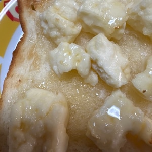 カッテージチーズのハニートースト♡